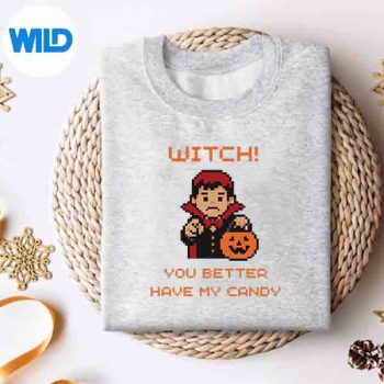 Retro Halloween Trick Or Treat Vector Design 4 RetroHalloweenTrickOrTreatsweater