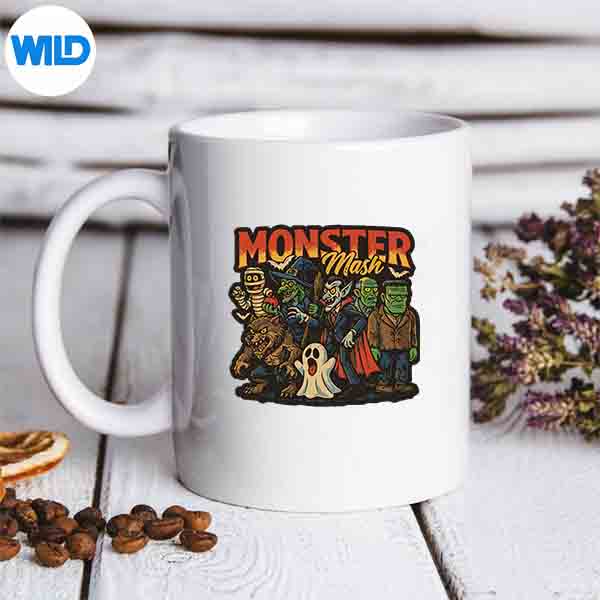 Retro Scary Monster Mashinspired Vintage Silhouette SVG PNG 6 RetroScaryMonsterMashinspiredVintagemug
