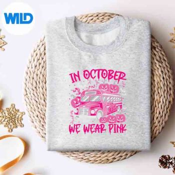 School Bus Driver Leopard Breast Cancer Awareness Month PNG SVG for Cricut 4 SchoolBusDriverLeopardBreastCancerAwarenessMonthsweater