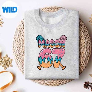 SixSevenIceCreamDripSport67FunMasonMemesweater