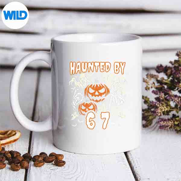 Six Seven Meme Gen Alpha Haunted By 67 Halloween PNG SVG for Cricut 6