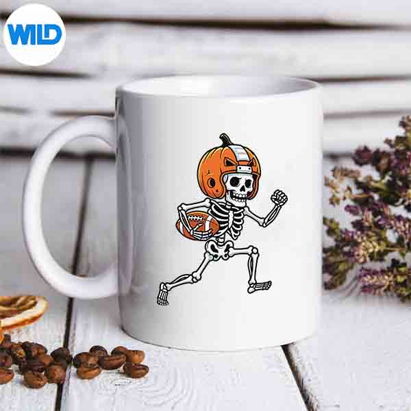 Skeleton American Football Player Spooky Sports SVG PNG Digital Download 7 SkeletonAmericanFootballPlayerSpookySportsmug