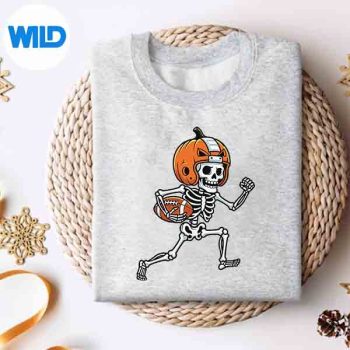 Skeleton American Football Player Spooky Sports SVG PNG Digital Download 4 SkeletonAmericanFootballPlayerSpookySportssweater