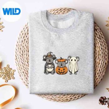 SpookyGhostKoalaLoverPumpkinHalloweensweater