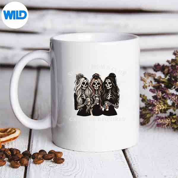 Spooky Moms Club Caffeine Required Skeleton Halloween Cute Silhouette SVG PNG Cut File 7 SpookyMomsClubCaffeineRequiredSkeletonHalloweenCutemug