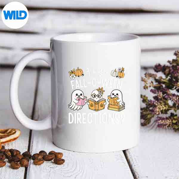 TeacherHalloweenAreYouFallOWeenDirectionsGhostmug