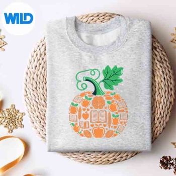 Teacher Pumpkin Fall Autumn Thanksgiving Classroom School Vector Design 4 TeacherPumpkinFallAutumnThanksgivingClassroomSchoolsweater