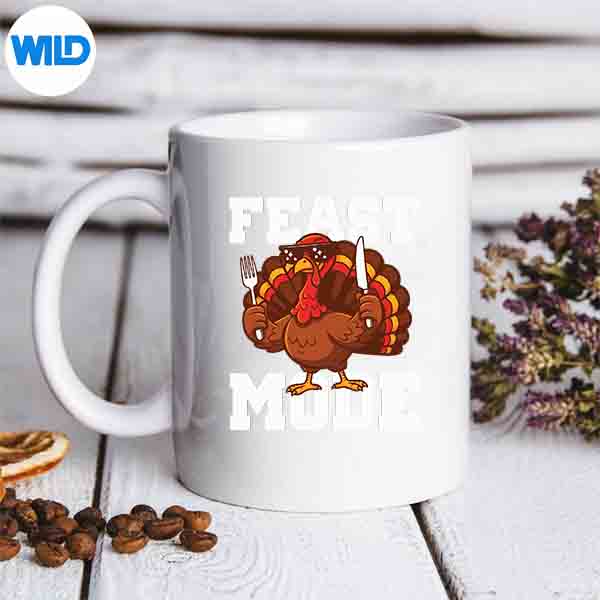 Thanksgiving Turkey Feast Mode Fall Silhouette SVG PNG 7 ThanksgivingTurkeyFeastModeFallmug