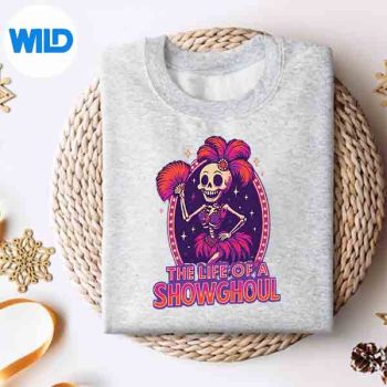 The Life Of A Showghoul Retro Halloween Show Skeleton Digital Design 4 TheLifeOfAShowghoulRetroHalloweenShowSkeletonsweater