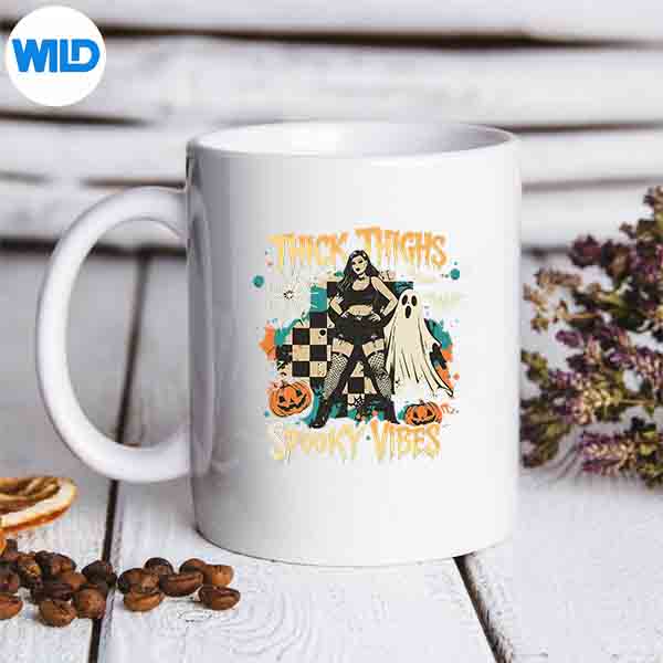 ThickThighsSpookyVibesGhostHalloweenmug