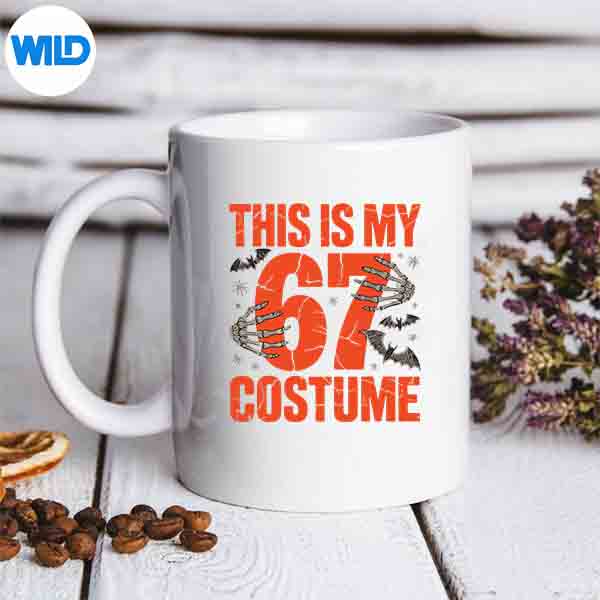 This Is My Halloween 67 Costume Number 6 7 Meme Six Seven Vector Design 7