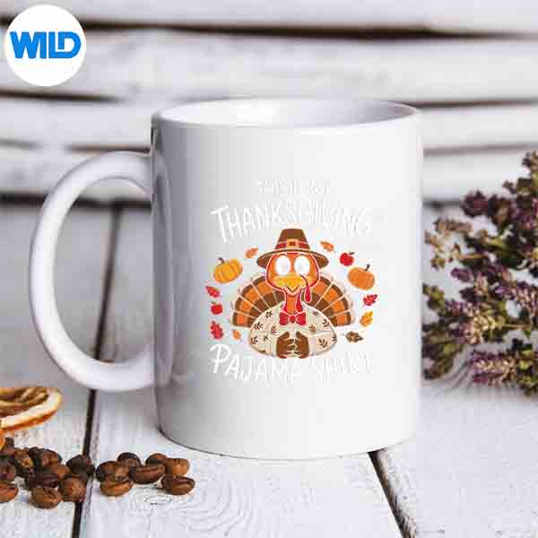 ThisIsMyThanksgivingPajamaFunnymug