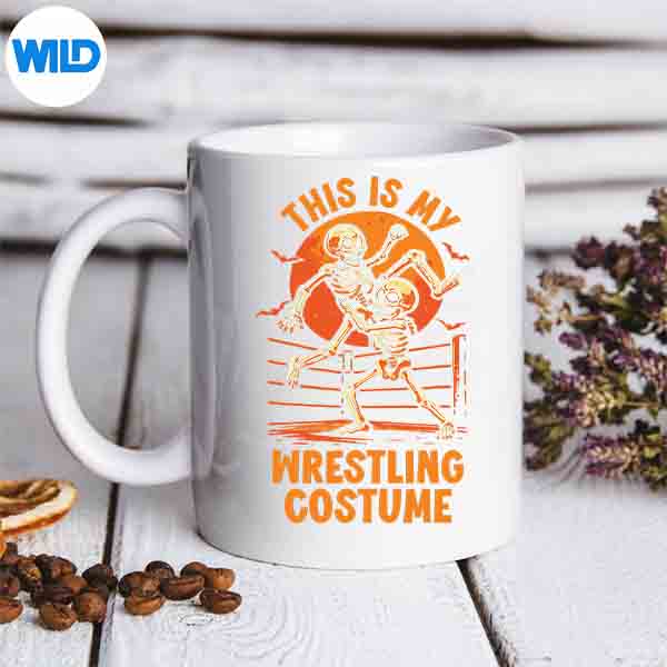 ThisIsMyWrestlingCostumeHalloweenSkeletonEasymug