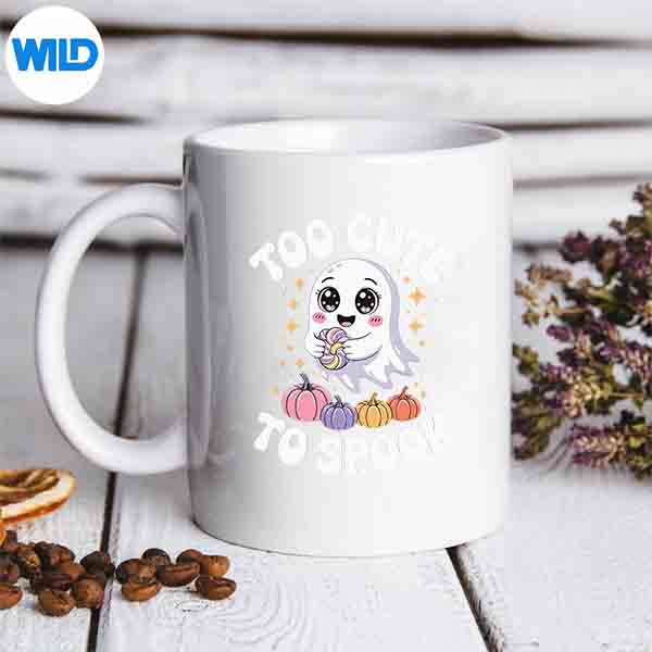 Too Cute To Spook Kawaii Halloween Pastel Ghost Silhouette SVG PNG Cut File 6 TooCuteToSpookKawaiiHalloweenPastelGhostmug