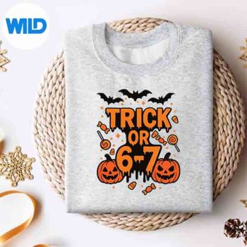 Trick Or 6 7 Halloween Meme Design for Cricut 4 TrickOr67HalloweenMemesweater
