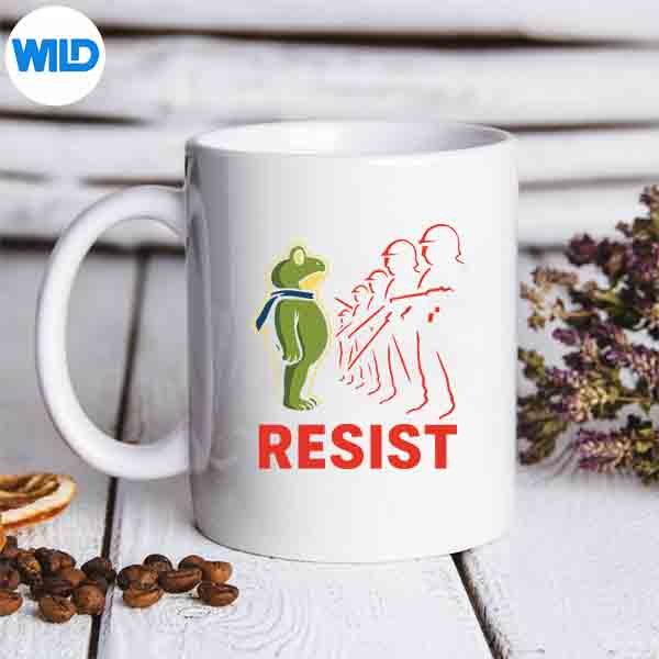 VintagePortland2025ResistPortlandFrogProtestmug