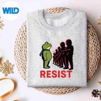 VintagePortland2025ResistPortlandFrogProtestsweater 1