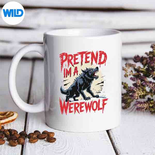 Werewolf Costume Vintage SVG PNG 7 WerewolfCostumeVintagemug