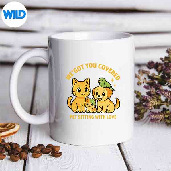 Weve Got You Covered Pet Sitting Cute Cat Dog Parrot SVG PNG 7 WeveGotYouCoveredPetSittingCuteCatDogParrotmug
