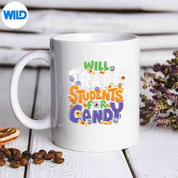 Will Trade Students For Candy Teacher Cute Halloween Costume Silhouette SVG PNG 6 WillTradeStudentsForCandyTeacherCuteHalloweenCostumemug