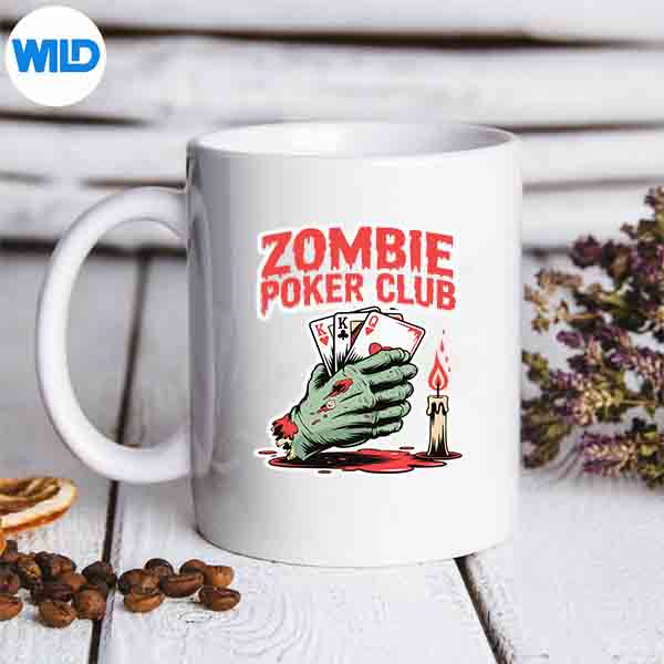 Zombie Poker Club Halloween Vintage SVG PNG Download 6 ZombiePokerClubHalloweenVintagemug
