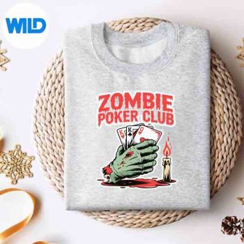 ZombiePokerClubHalloweenVintagesweater