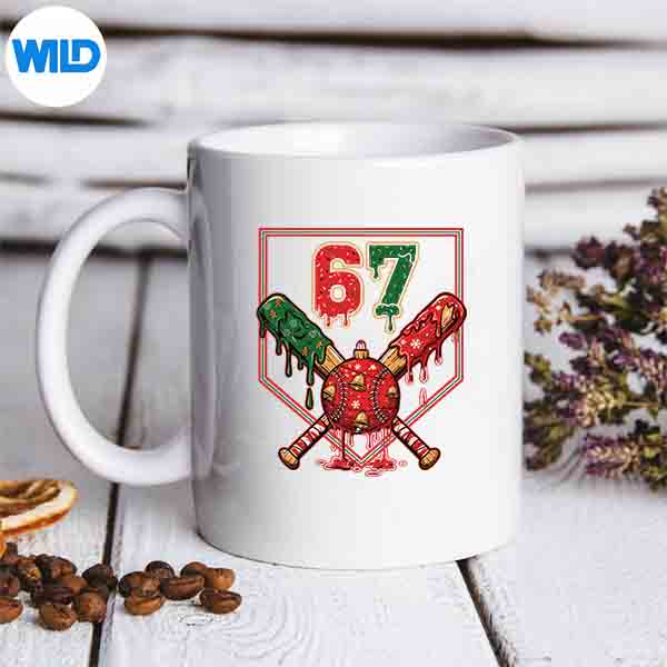 67 Baseball Drip Christmas Meme Six Seven Gen Alpha Slang Design for Cricut 3 67 Baseball Drip Christmas Meme Six Seven Gen Alpha Slang Design for Cricut - Image 3