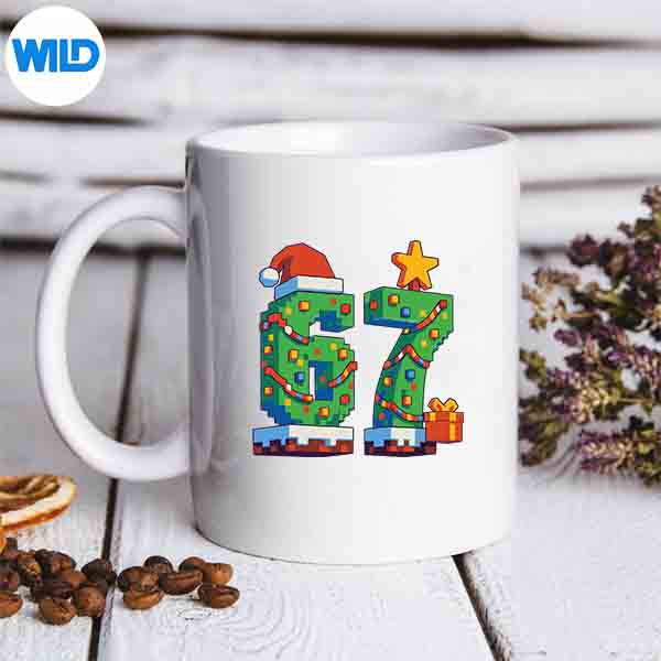 67 Christmas 6 7 Meme Costume Xmas Gen Alpha Slang Design for Cricut 7 67Christmas67MemeCostumeXmasGenAlphaSlangmug
