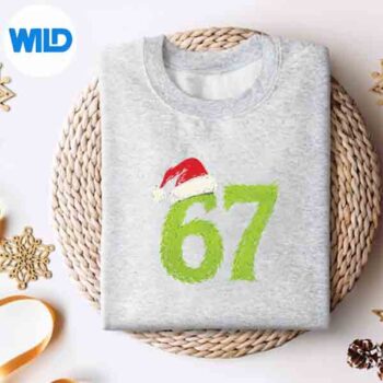 67ChristmasSixSevenMeme67Girlssweater