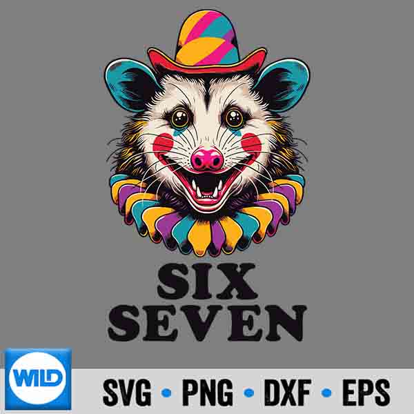 67 Meme Gen Alpha Slang Six Seven Opossum Memes SVG PNG Download 7