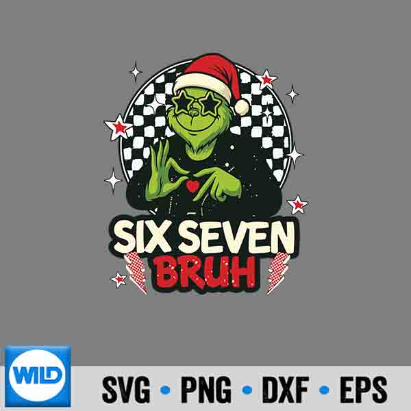 67 Meme Humor 67 Six Seven Christmas Design for Cricut 7