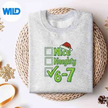 67 Meme Nice Naughty 67 Christmas Brain Rot Pjs SVG PNG Digital Download 4 67MemeNiceNaughty67ChristmasBrainRotPjssweater