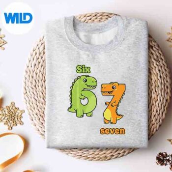 67 Six Seven Dinosaur Trex Toddler 67 Cut File 4 67SixSevenDinosaurTrexToddler67sweater