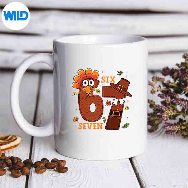 67 Six Seven Meme Turkey Pilgrim Matching Thanksgiving SVG PNG Download 3 67 Six Seven Meme Turkey Pilgrim Matching Thanksgiving SVG PNG Download - Image 3