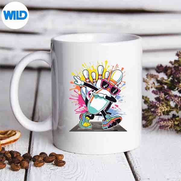 BowlingPinDabbingSunglassesBowlerPlayermug