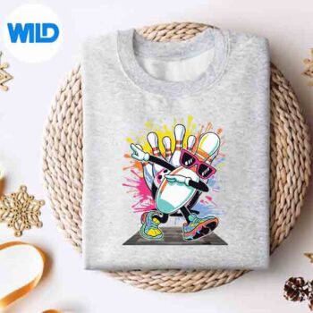 BowlingPinDabbingSunglassesBowlerPlayersweater