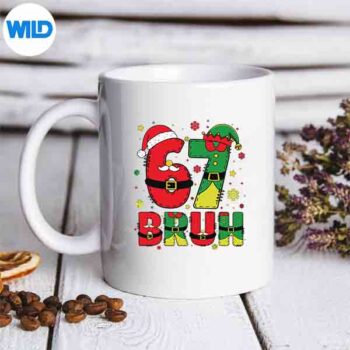 Bruh67SixSeven67MemeChristmasGirlmug 1