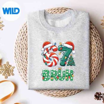 Bruh 67 Six Seven 6 7 Meme Christmas Girl Digital Download 4 Bruh67SixSeven67MemeChristmasGirlsweater