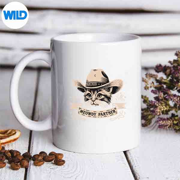 CatCowMashupMeowdyPartnerWesternCountriesmug