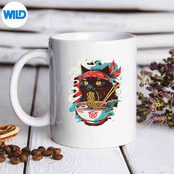 CatRamenNoodleJapaneseAnimeKawaiiCatmug