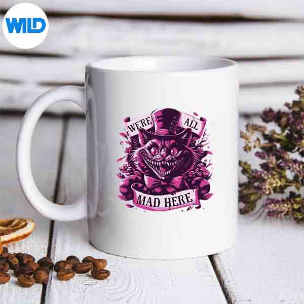 Cheshire Cat Alice In Wonderland Party SVG PNG 3 Cheshire Cat Alice In Wonderland Party SVG PNG - Image 3