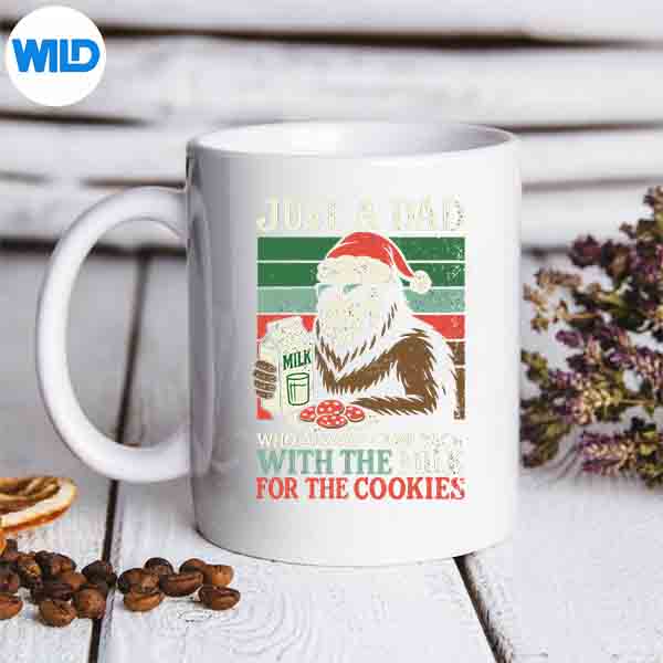 Christmas Bigfoot Papa Just A Dad Came Back Milk Cookies SVG PNG Digital Design 3 Christmas Bigfoot Papa Just A Dad Came Back Milk Cookies SVG PNG Digital Design - Image 3