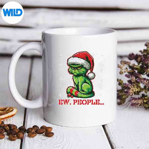 Christmas Cat Santa Ew People Xmas SVG PNG Download 3 Christmas Cat Santa Ew People Xmas SVG PNG Download - Image 3