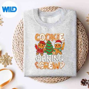 Christmas Cookie Baking Crew Family Baking Gingerbread Team Silhouette SVG PNG 4 ChristmasCookieBakingCrewFamilyBakingGingerbreadTeamsweater