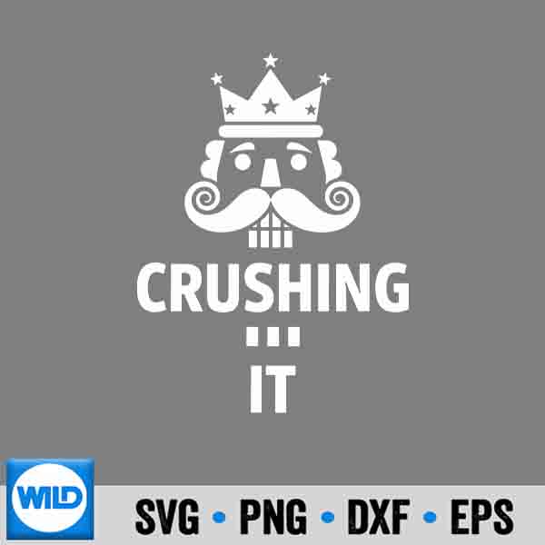 ChristmasCrushingItNutcrackerRetroUglyXmasNut