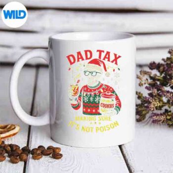 Christmas Dad Tax Santa Skeleton Papa Cookie Tester SVG Cut File 5 ChristmasDadTaxSantaSkeletonPapaCookieTestermug