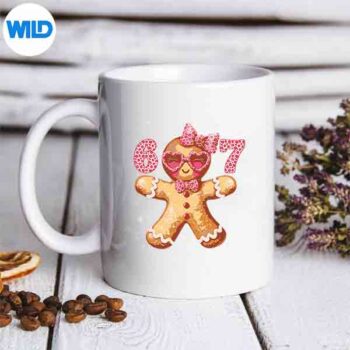 ChristmasForGirls67MemeLeopardGingerbreadmug