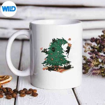 ChristmasTreeAndCatCuteChristmasCatLovermug