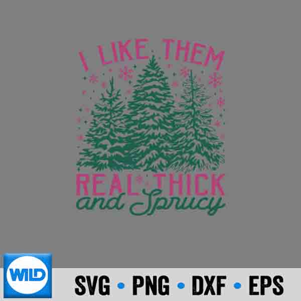 Christmas Tree Real Thick Sprucy SVG PNG Cut File 6 ChristmasTreeRealThickSprucy