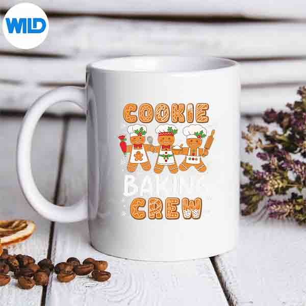 CookieBakingCrewChristmasGingerbreadLoversmug